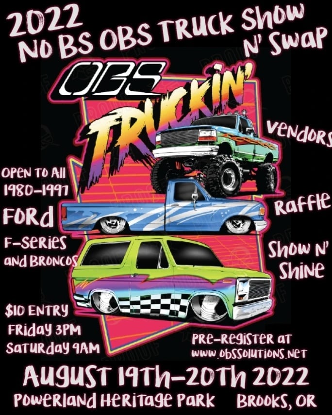 No BS OBS Truck Show N Swap 
